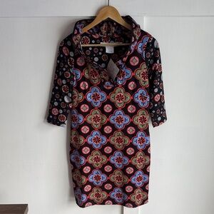 Gretchen Scott Geometric Pattern Dress